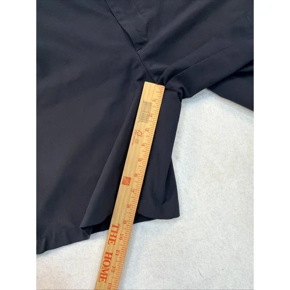 Foot Joy Navy Blue Flat Front Golf Casual Shorts Size W34 Classic Preppy - Picture 7 of 14